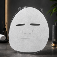 Y180 25GSM Lámina Seca de Spunlace de Punto Cristalino Termosensible que Cambia de Color para Sustrato de Mascarillas Faciales, para Relleno de Marca OEM