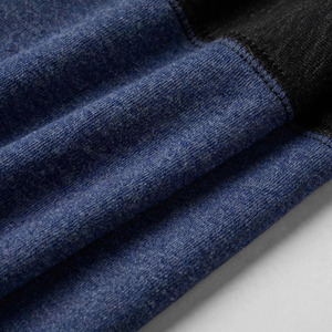 Chemise décontractée pour homme à manches courtes, imprimé bleu, col rabattu, respirante, en sergé polyester/coton, idéale pour l'été - Product Image 5
