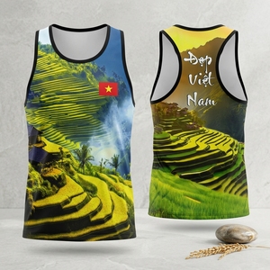 Custom Runner Tank Top OEM ODM Wholesale Quick Dry <b>Running</b> <b>Singlet</b> Manufacturer - Product Image 4