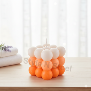 Bougies parfumées en forme de bulle pour Noël, Pâques, anniversaires, la Saint-Valentin et les célébrations de Diwali - Product Image 1