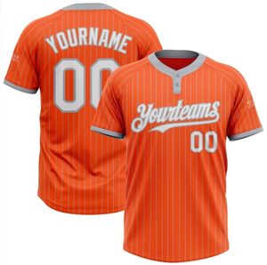 Camiseta Deportiva Premium de Béisbol/Sóftbol con Cuello Redondo y Dos Botones, Antibacteriana, de Secado Rápido, con Logotipo Personalizado, para Equipos - Product Image 5
