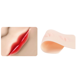 Peau d'entraînement en silicone pour la pratique des teintes à lèvres, du tatouage cosmétique, du microblading et du maquillage permanent - Product Image 4