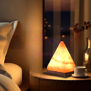 Modern Look Himalayan Pyramid Shaped Salt <b>Lamp</b> Pure Mineral Himalayan Pyramid Shaped Salt <b>Lamp</b> For Office - Product Image 2