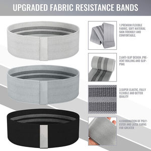 Bandes de Résistance Larges pour Jour de Musculation des Jambes – Boucles d'Exercice pour Fessiers, Hanches, Squats, Écartements – Entraînement de Force en Salle de Sport et à Domicile - Product Image 3