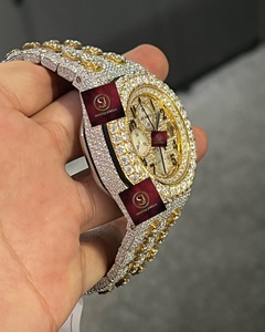 Montre chronographe unisexe de luxe Shreeji Jewels, acier inoxydable de haute qualité, 42 mm, analogique, mécanique, automatique, cadran en cristal saphir - Product Image 4