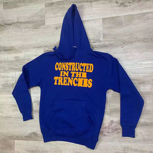 Sudadera con Capucha Personalizada con Logotipo Estampado en Relieve, 100% Algodón Grueso, con Letras 3D, Sudadera para Hombre del Fabricante - Product Image 4