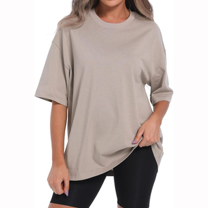Impression numérique DTF, logo personnalisé, respirant, écologique, séchage rapide, streetwear, t-shirt d'été pour femmes, OEM, coton, haute qualité - Product Image 5