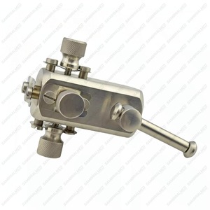Système de rétracteur cérébral Leyla plaqué or pour neurochirurgie, spatules de fixation tridimensionnelle en acier inoxydable, manuel - Product Image 5