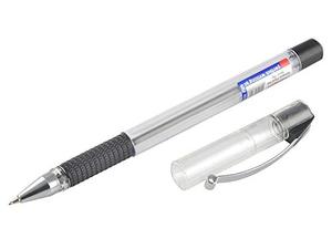 German Ink Montex Mega Top Ball <b>Pen</b> Acupressure Grip Transparent Plastic Body Blue Ink <b>Refillable</b> 0.7MM Tip Office & School Use - Product Image 4