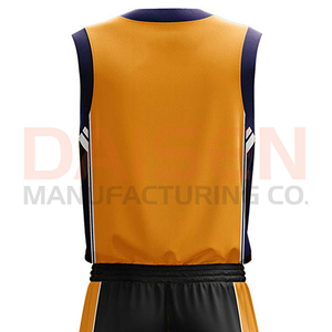 Ensemble d'uniformes de basketball respirants personnalisés, maillot sans manches léger et short - Product Image 5