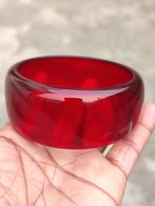 กำไลข้อมือเรซิ่นทำมือ สไตล์เรโทร ดีไซน์กว้าง - Product Image 3