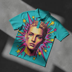 Polo personnalisé pour homme avec impression DTF – Graphiques durables par transfert thermique pour uniformes de petites entreprises et vêtements d'équipe sur mesure - Product Image 4