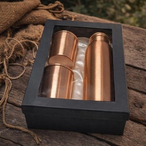 Bouteille d'eau en cuivre pur pour restaurants et cafés, bouteille de service d'eau traditionnelle pour la vente en gros, exportateur indien - Product Image 6