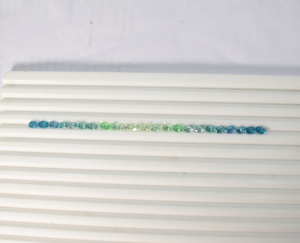 Ensemble de pierres précieuses de laboratoire : tourmaline et saphir vert menthe, corindon de laboratoire pour la fabrication de bijoux - Product Image 2