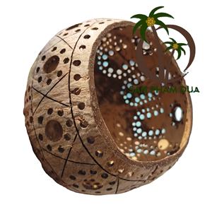 Lámpara de Coco de Vietnam a Precio Económico, Lámpara de Coco/Lámpara de Cáscara de Coco Hecha a Mano al por Mayor/Tazón de Coco para Decoración de Exteriores - Product Image 1