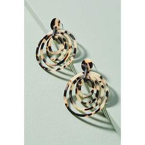 Boucles d'oreilles en résine faites à la main par des designers, accessoires de mode en cristal de luxe avec une finition durable pour les soirées - Product Image 4