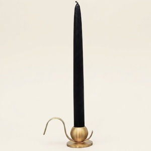 Wholesale Elegant Antique <b>Brass</b> Taper Candle Holder for Wedding Centerpieces, Luxury Metal Gold <b>Candlestick</b> Stand for Home - Product Image 5