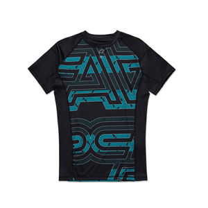 Rashguard de Jiu-Jitsu, Grappling, BJJ, MMA, Manga Corta, Transpirable, UPF50+, Estampado Sublimado 2026 - Product Image 3