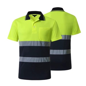 เสื้อโปโลสะท้อนแสงเพื่อความปลอดภัยแบบขายส่ง OEM ออกแบบเอง ผลิตจากโพลีเอสเตอร์ เสื้อผ้าทำงานแบบยุทธวิธี ผ่านการรับรองมาตรฐาน CE จากผู้ผลิต - Product Image 6