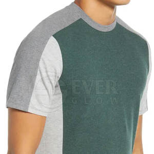 Meilleur prix T-shirt en coton 100% tricoté pour homme, col rond, nouvelle arrivée 2024, séchage rapide, respirant, décontracté - Product Image 5