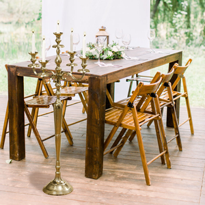 Candelabro Romántico de Aluminio Dorado de 5 Brazos, Centro de Mesa Decorativo para Bodas y San Valentín al Precio Más Bajo - Product Image 5