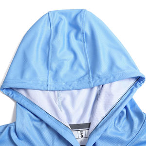 Camiseta Deportiva con Capucha de Manga Corta para Hombre, Transpirable, para Entrenamiento, Gimnasio, Ejercicio, Fitness, Sudadera de Alta Calidad - Product Image 3