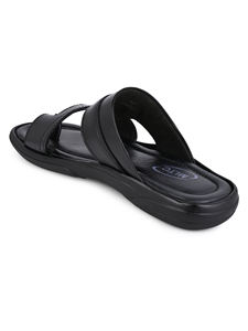 Sandales en cuir de luxe pour hommes, à bout ouvert, légères, à semelle souple, pour les loisirs d'été, les voyages et la vie quotidienne en plein air - Product Image 4