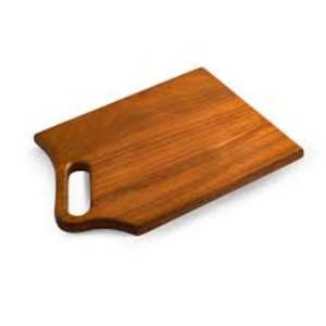 On Sale Wooden Chopping Board Rectangle <b>Shape</b> With Handle Natural Wood Grain Design Eco Friendly Kitchen Cutting <b>Block</b> - Product Image 1