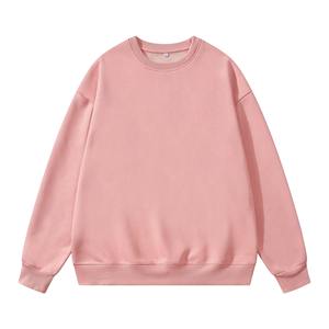 Oferta Especial Sudadera Unisex Cuello Redondo Lisa 300 gsm Algodón Cómodo Sudadera con Capucha Personalizable con Logotipo - Product Image 3