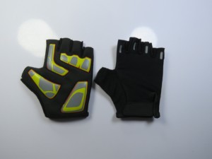 Gants de cyclisme d'été respirants en polyester à demi-doigts, antidérapants, coupe-vent, légers, avec sangle de poignet réglable pour sports de plein air - Product Image 4
