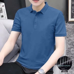 เสื้อยืดผู้ชายผ้าฝ้ายถักคุณภาพสูง 100% สวมใส่สบาย พิมพ์ลายได้ตามต้องการ คอกลม แขนสั้น เป็นมิตรต่อสิ่งแวดล้อม ระบายอากาศได้ดี - Product Image 5