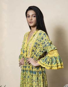 Designer Indian Handmade <b>Summer</b> Hand Block Print <b>Dress</b> Women Printed Cotton Long Maxi <b>Dress</b> for <b>Summer</b> Party - Product Image 4