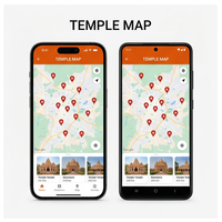 Application RoyalCraft Temple Finder : Temples Près de Chez Vous, Directions, Horaires de Darshan, Guide des Lieux Spirituels pour Mac/Linux