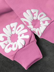 Sweat à capuche ample pour homme, coupe boxy, imprimé, style streetwear, décontracté, pour la gym, en coton épais de qualité supérieure, coupe relaxée - Product Image 3