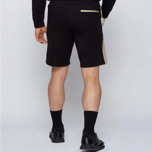 Men's Hooded Solid 100% Cotton High Street Sweatshirt and Shorts Set Casual Summer Breathable Knitted Sportswear - Product Image 6