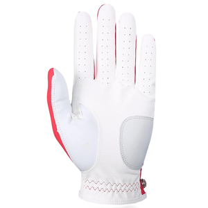 Gants de golf professionnels Solofia Sports en daim et Lycra, paume en nid d'abeille respirante, antidérapants, fermeture à boucle, logo personnalisé OEM - Product Image 2
