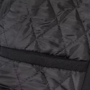 Chaqueta Varsity Negra para Hombre con Detalles Naranjas, Cuello Camisero, Cierre de Cremallera, Ropa Casual de Otoño - Product Image 3