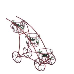 Soporte Decorativo para Macetas de Hierro para el Hogar, que Mejora el Ambiente Interior con Encanto Industrial y Vegetación Natural - Product Image 1