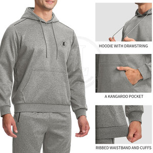Chándal Informal con Capucha para Hombre, de Primera Calidad, 100% Algodón, Ligero, Cálido para Invierno, Precio al por Mayor para Venta en Línea - Product Image 5