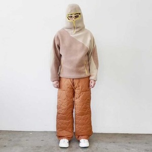 Sweat à capuche pour homme en coton et polaire Sherpa, coupe décontractée personnalisée, épais, uni, moelleux, style patchwork, avec demi-fermeture éclair et fermeture éclair intégrée, type Ninja, pour l'hiver - Product Image 3