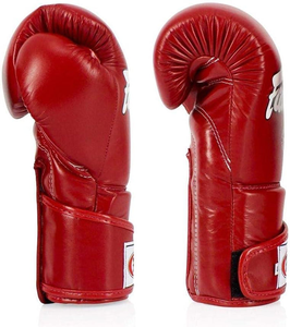 Gants de kickboxing MMA professionnels en cuir avec fermeture auto-agrippante - Product Image 3