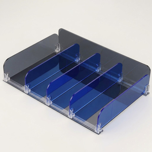 <b>PVC</b> Shelf Divider <b>Strip</b> Custom Design Retail Store Shelf Organizer Plastic Partition Display Holder Manufacturer - Product Image 2
