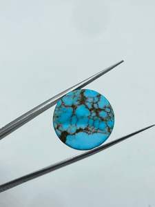 Pierre précieuse naturelle de turquoise de haute qualité pour la fabrication de bijoux, 20 mm, ronde, élégante, pour bague de mariée, provenant d'un fabricant indien, au prix de gros - Product Image 4