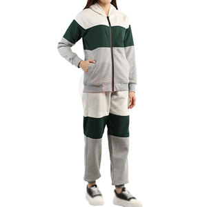 Ensemble de survêtement pour femme, chaud, 100% coton, tissu léger, pour streetwear et tenue d'hiver - Product Image 4