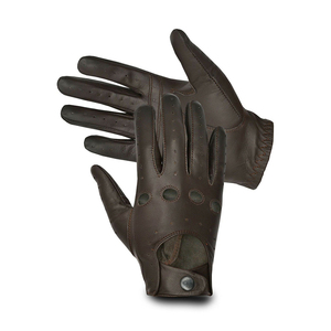 Gants de conduite unisexes en cuir de daim, protection UV, doigts entiers, confortables, forte adhérence, imperméables, vente en gros pour l'hiver en ville - Product Image 4