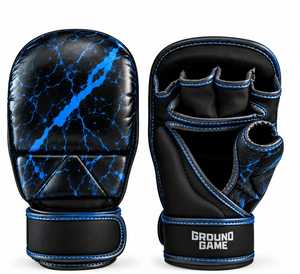 Gants de MMA TANVEX, dernier style, en cuir véritable respirant et extensible, avec sangle de poignet réglable et fermeture auto-agrippante, pour la boxe et les arts martiaux - Product Image 6