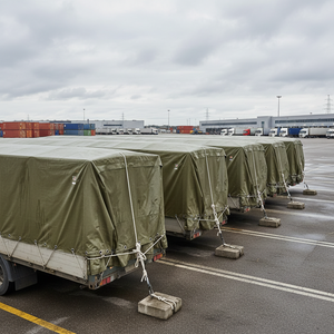 Lona Industrial Resistente, Lona de Plástico PE Resistente a Desgarros para Almacenamiento de Carga y Uso en Construcción, para Exportaciones en India - Product Image 2