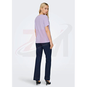 Camiseta de Algodón Extra Grande Premium para Mujer, Corte Holgado, Tejido Transpirable y Suave, Ropa Casual de Verano, Moda Diaria - Product Image 5