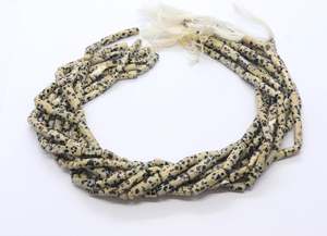 Perles en forme de tube lisses en Starmox naturel AAA, perles en pierre précieuse en tube de Starmox naturel, 14 pouces, perles simples en Starmox pour la fabrication de bijoux - Product Image 4