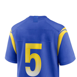 Uniformes de Fútbol Americano al por Mayor para Equipos, Sublimación para Adultos, Impresión en Silicona, Conjunto Juvenil, Camiseta de Fútbol Americano - Product Image 6